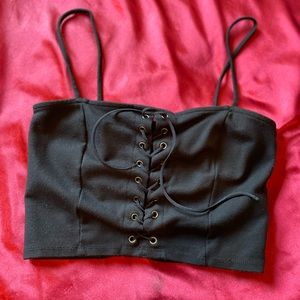 Black medium forever 21 corset top